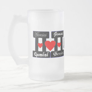 Chope Givrée ♊ J'Aime Gemini-Best Zodiac Signe Bière Gelée