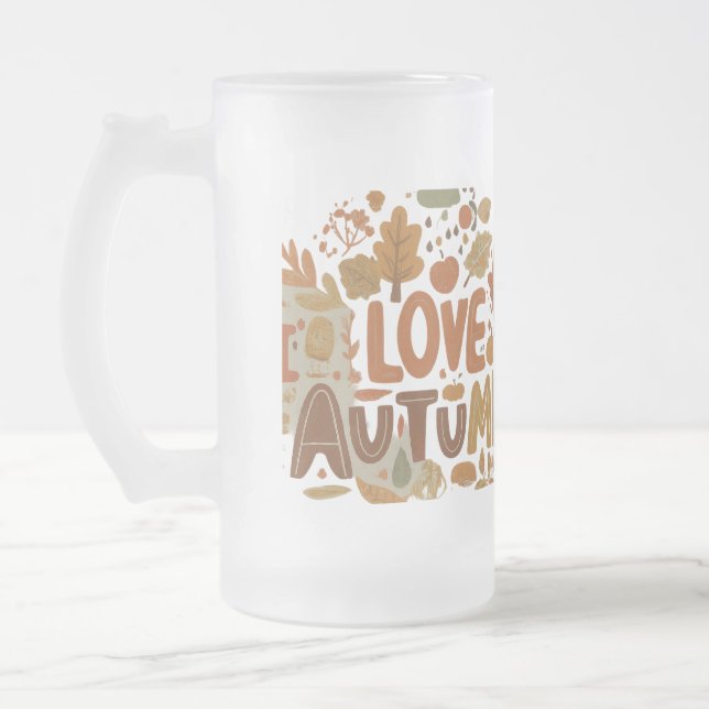 Chope Givrée J'aime l'automne (Gauche)