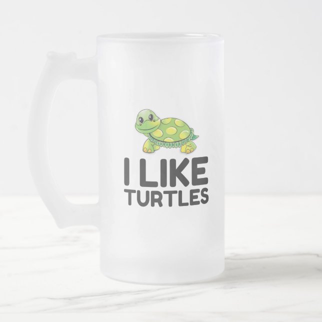 Chope Givrée J'aime les tortues (Gauche)