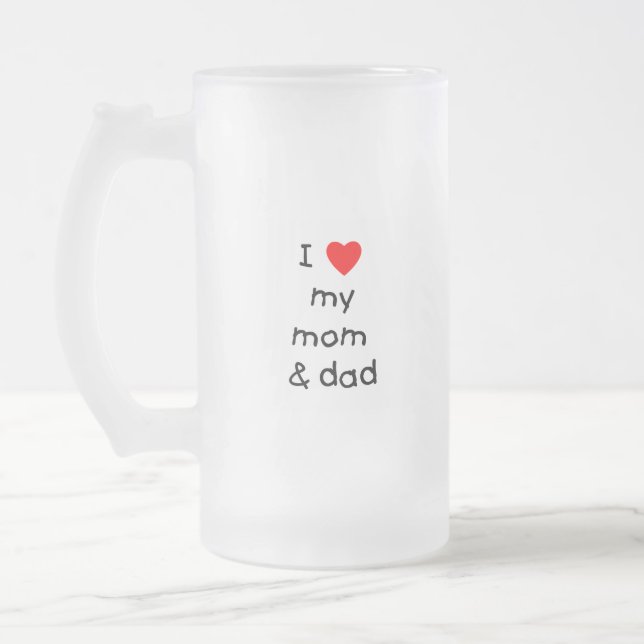 Chope Givrée J'aime ma maman et papa (Gauche)