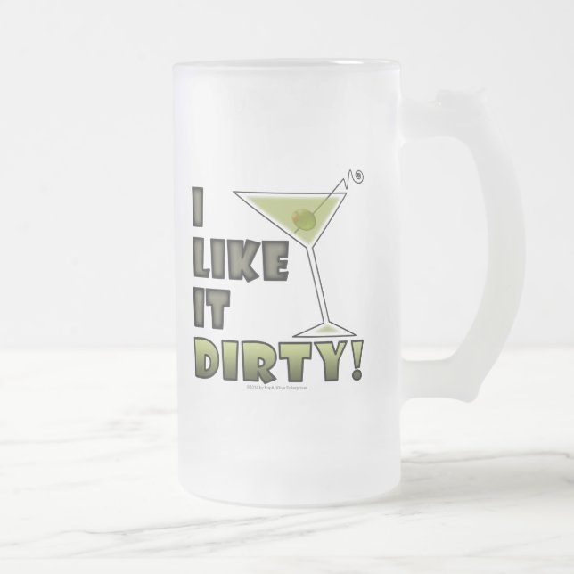 Chope Givrée J'AIME QUE ÇA SOIT SALE ! Dirty Martini Cocktail H (Droit)
