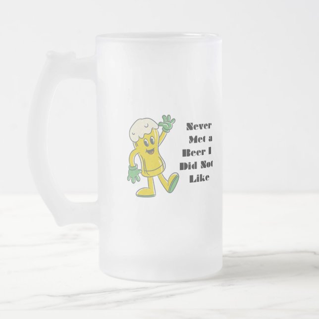 Chope Givrée Je n'ai jamais rencontré une bière que je n'aimais (Gauche)