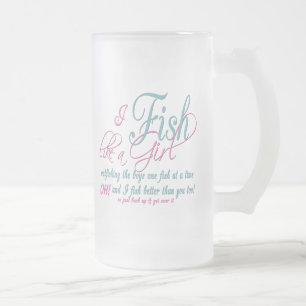 Chope Givrée Je pêche comme une fille Engin de pêche