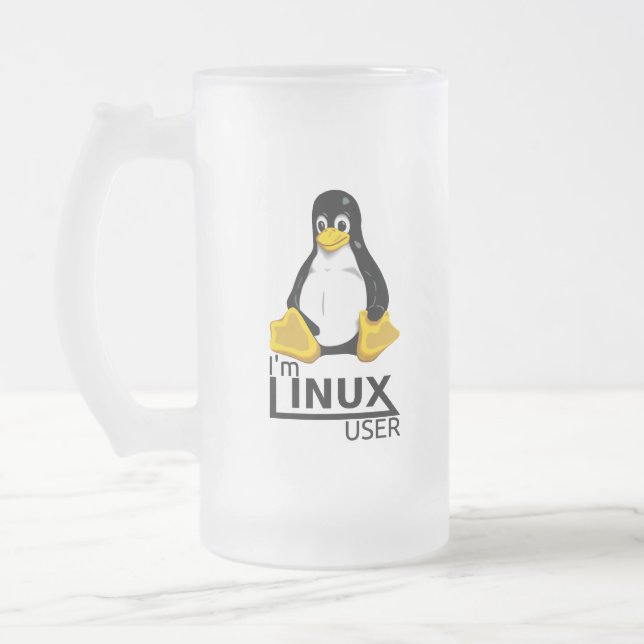 Chope Givrée Je suis un utilisateur Linux (Gauche)