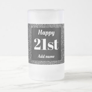 Chope Givrée Joli cadeau d'anniversaire personnalisé en verre