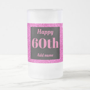 Chope Givrée Joli cadeau personnalisé en verre d'anniversaire 6