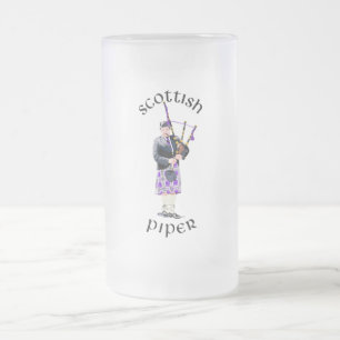 Chope Givrée Joueur de cornemuse écossais - Violet