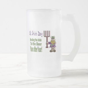 Chope Givrée Jour de St Urho - battre les Irlandais dans la