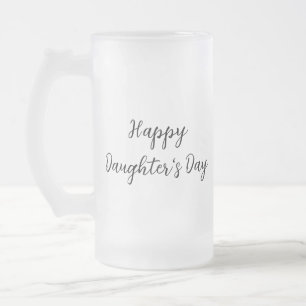 Chope Givrée Joyeuse fête des filles texte minimal simple ajout