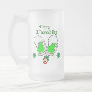 Chope Givrée Joyeuse Saint-Patrick, Bière Verte