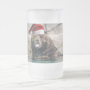 Chope Givrée Joyeux Noël Grizzly Bear