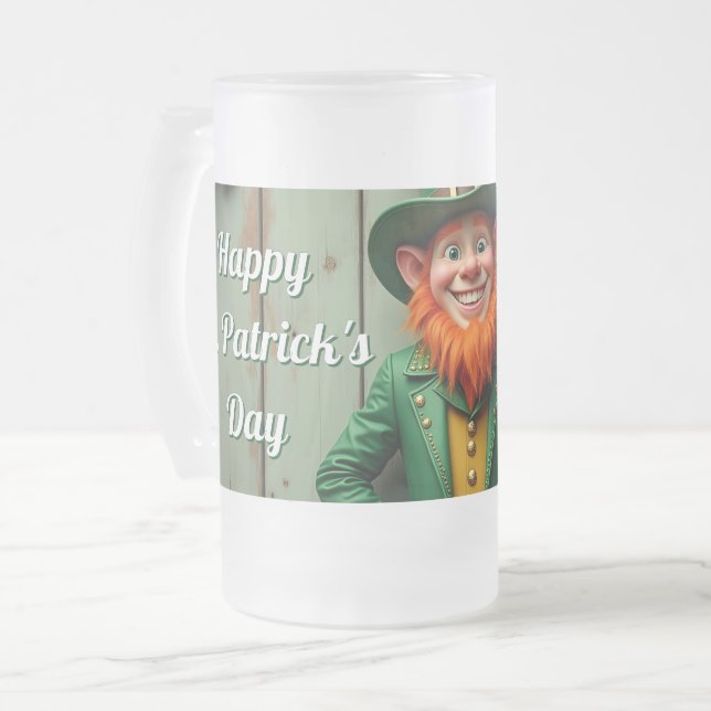 Chope Givrée Joyeux Saint Patrick's Day Leprechaun (Devant gauche)