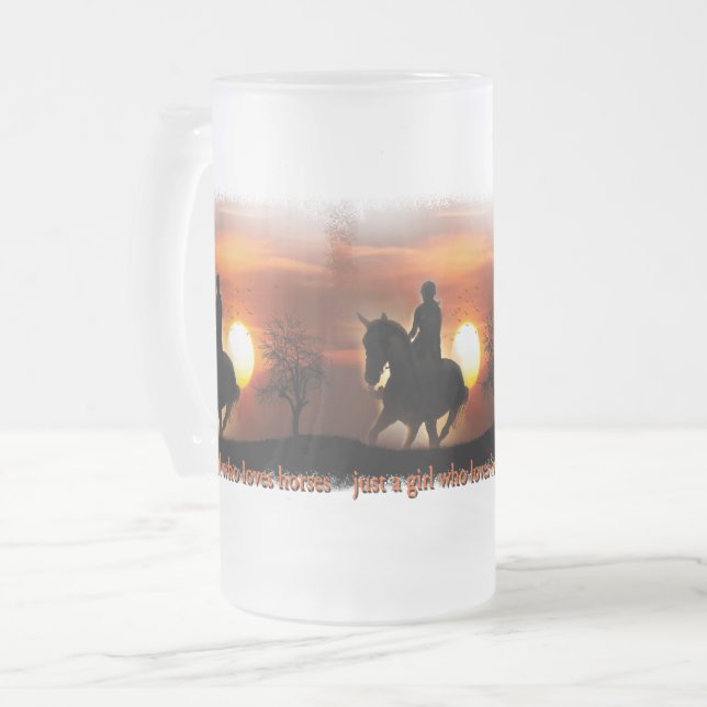 Chope Givrée juste une fille qui aime les chevaux (Devant gauche)