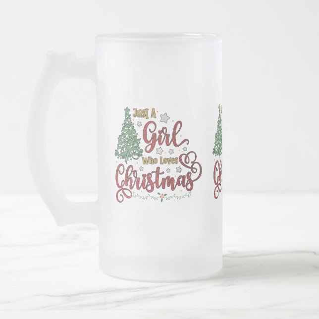 Chope Givrée Juste une fille qui aime Noël (Gauche)