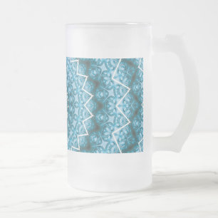 Chope Givrée Kaleidoscope / Mandala Bleu Clair