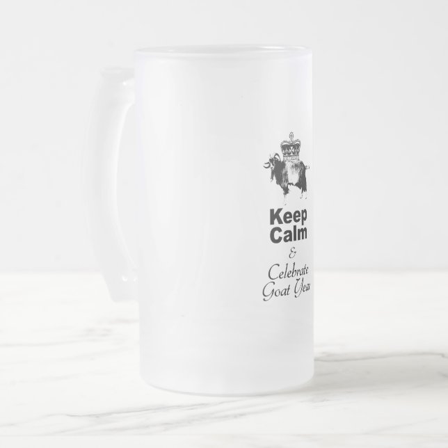 Chope Givrée Keep Calm and Celebrate Goat year 2027 GBM (Devant gauche)