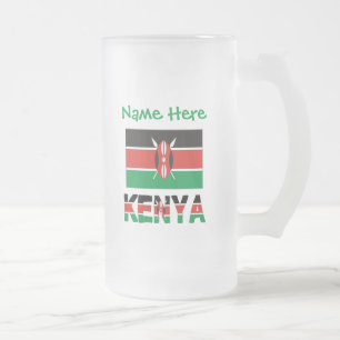Chope Givrée Kenya Drapeau Kenyan Personnalisé Vert