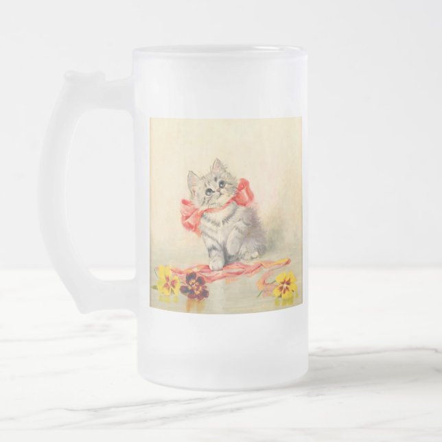 Chope Givrée Kitten avec ruban rouge (Gauche)