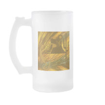 Kokopelli Abstrait avec Mesa, Cactus et Sun