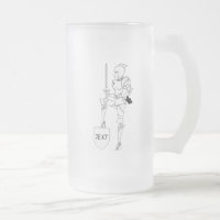 "La Femme, le Guerrier, la Reine !" Verre givré