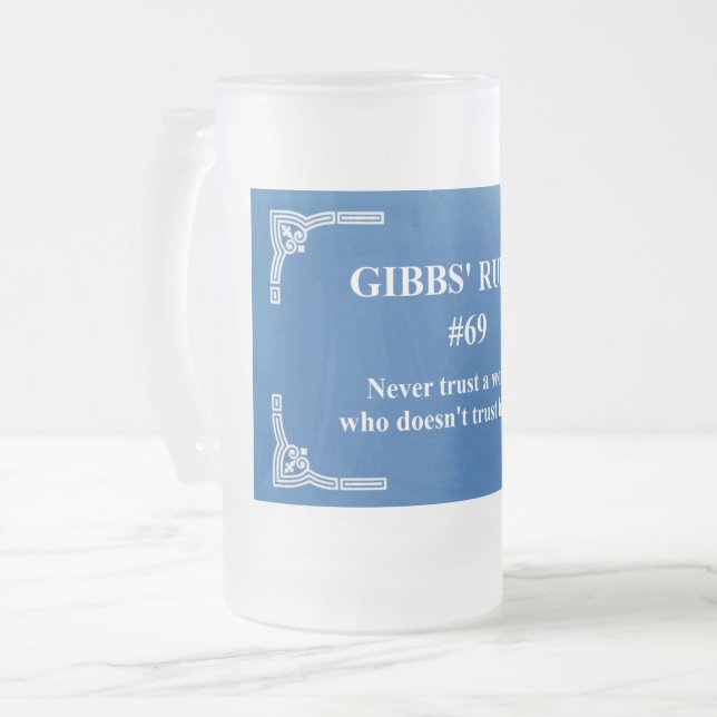 Chope Givrée la règle 69 de Gibbs (Devant gauche)