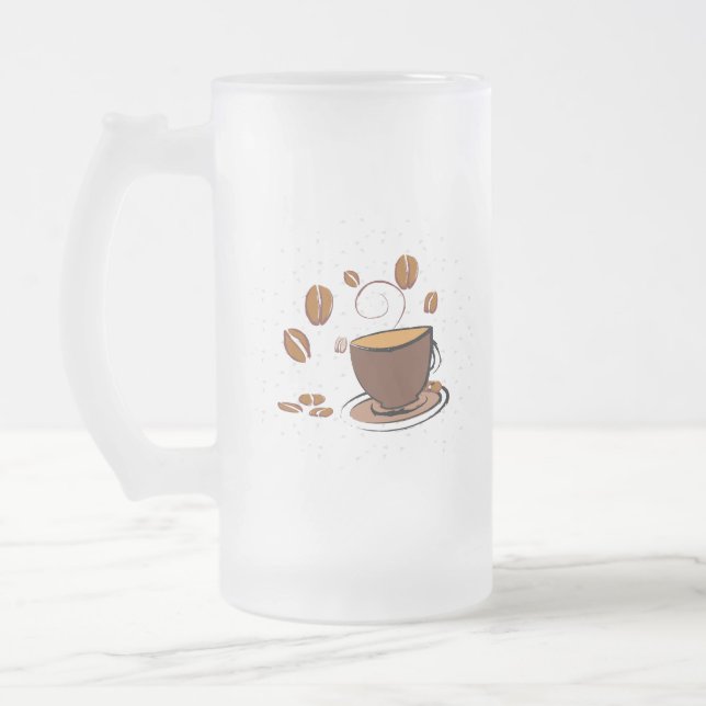 Chope Givrée L'amour du café (Gauche)
