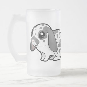 Chope Givrée Lapin de dessin animé (oreille tombante poil lisse