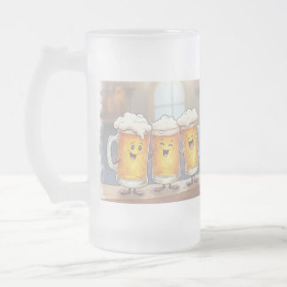 Chope Givrée Le bonheur est un petit verre de bière