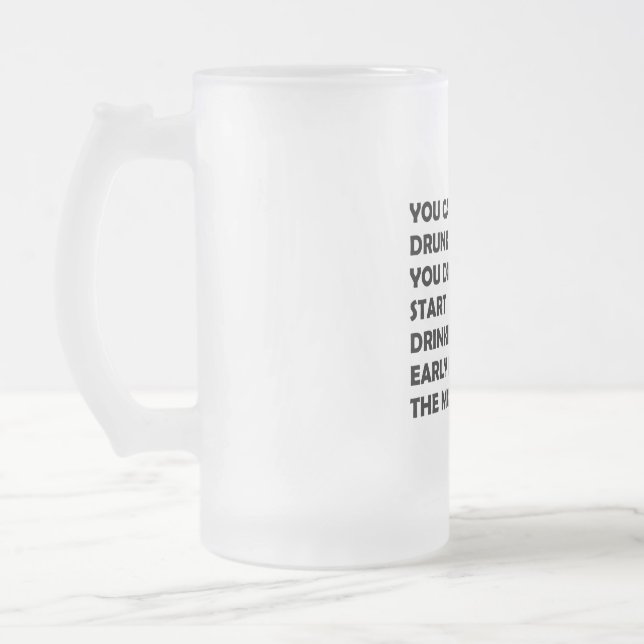 Chope Givrée Le Buveur Heureux (Gauche)