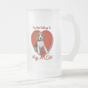 Chope Givrée Le coeur de beagle appartient à la MAMAN