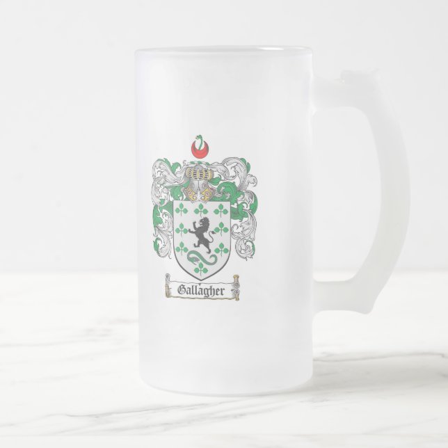 CHOPE GIVRÉE LE CREST DE FAMILLE DE GALLAGHER - MANTEAU DE (Droit)