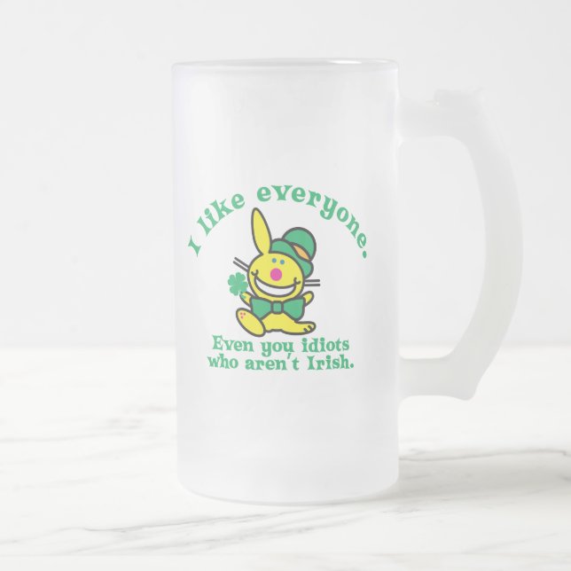 Chope Givrée Le jour | de St Patrick j'aime chacun (Droit)