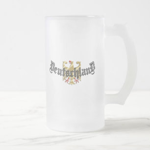 Chope Givrée Le logo du Deutschland Eagle pique et présente