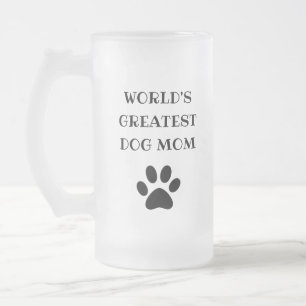 Chope Givrée Le plus grand chien du monde maman texte personnal