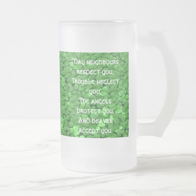 Chope Givrée Le respect des voisins irlandais de la bienheureus (Droit)
