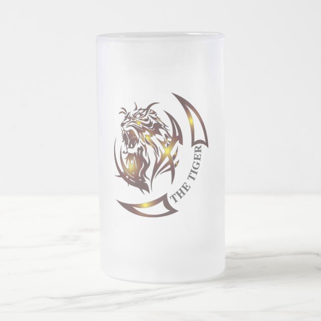 Chope Givrée Le verre de bière TIGER (Centre)