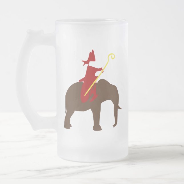 Chope Givrée Le Vibrant sur un éléphant (Gauche)