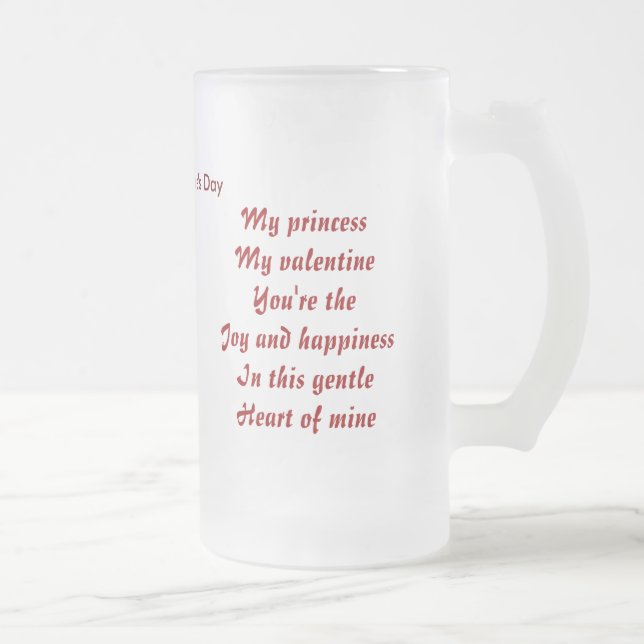 Chope Givrée les cadeaux de la Saint-Valentin-ma princesse (Droit)