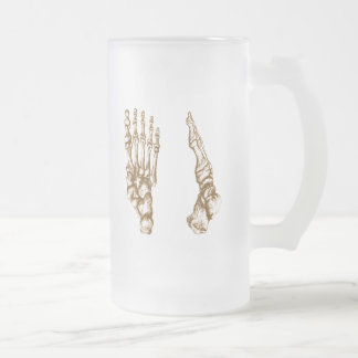 Chope Givrée Les os du pied humain