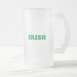 Chope Givrée Lettres vertes de la Saint Patrick's Day