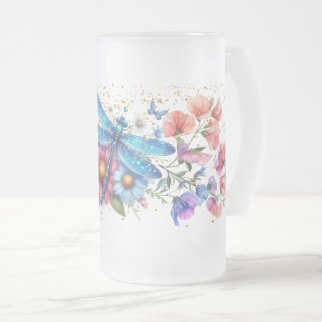 Chope Givrée Libellule bleue (Devant droit)