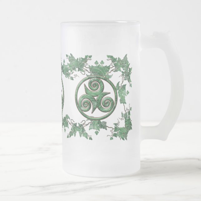 Chope Givrée Lierre Triskel de malachite (Droit)