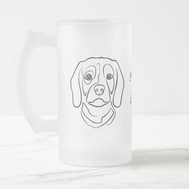 Chope Givrée Ligne de Beagle, Élégance avec Attitude (Gauche)