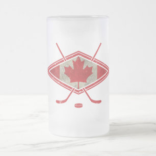 Chope Givrée Logo du drapeau canadien de hockey
