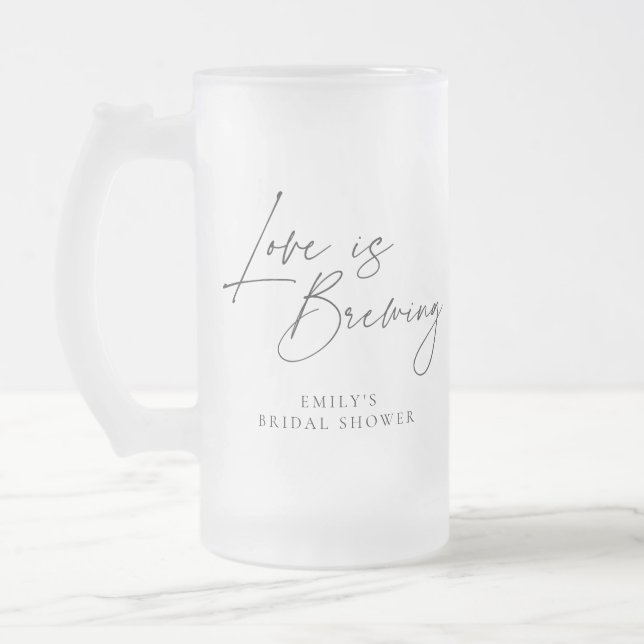 Chope Givrée Love is Brewing Floral Bridal Shower (Gauche)