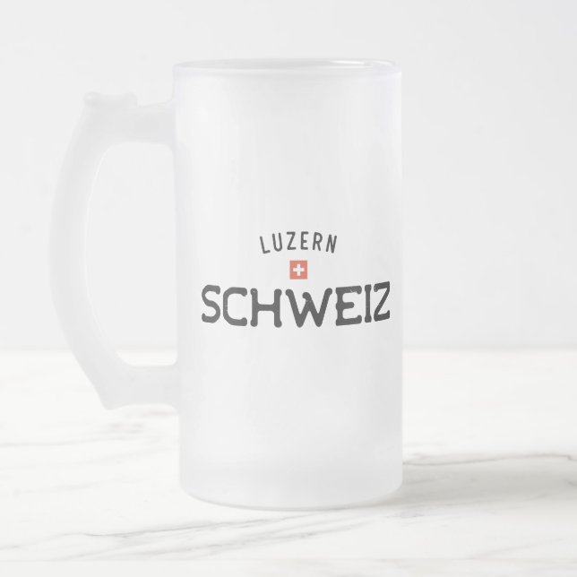 Chope Givrée Luzern Schweiz (Lucerne Suisse) (Gauche)