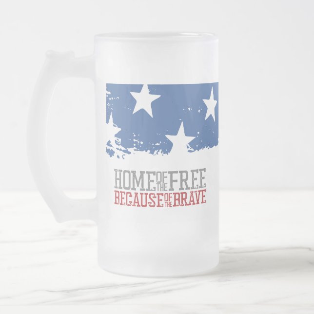 Chope Givrée Maison des libres grâce aux braves drapeau américa (Gauche)