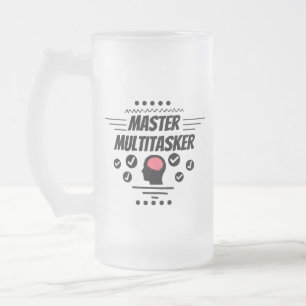 Chope Givrée Maître Multitâche Citation Drôle