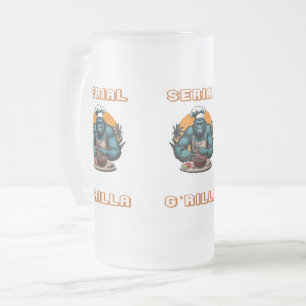 Chope Givrée Maître Serial G'rilla Fun BBQ Grilliste Pun