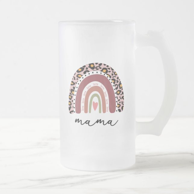 Chope Givrée Mama Arc-en-ciel, Bienheureux Cadeau Mama, Arc-en- (Droit)
